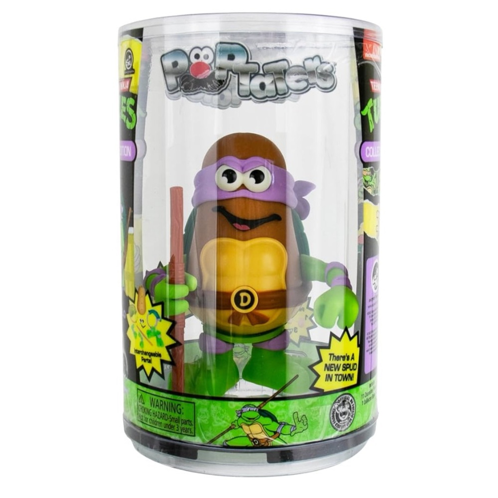 Pop Taters TMNT Donatello Mr Potato  Play Set Base + Lid